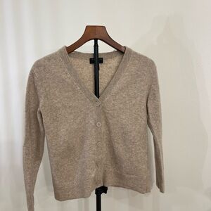 Charter Club 100% Cashmere Button-Up Cardigan